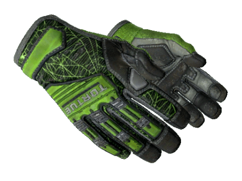 ★ Specialist Gloves | Emerald Web (Well-Worn)