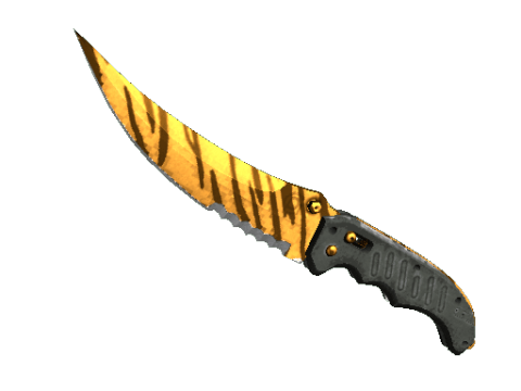 ★ StatTrak™ Flip Knife | Tiger Tooth (Factory New)
