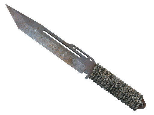 ★ Paracord Knife | Rust Coat (Well-Worn)