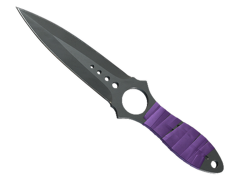 ★ StatTrak™ Skeleton Knife | Ultraviolet (Well-Worn)