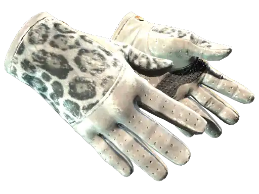 ★ Driver Gloves | Snow Leopard (Well-Worn)