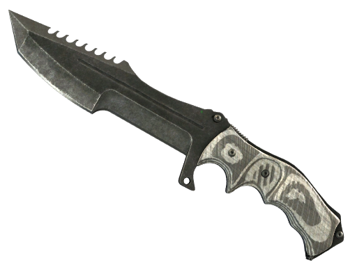 ★ Huntsman Knife | Black Laminate (Battle-Scarred)