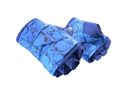 ★ Hand Wraps | Cobalt Skulls (Minimal Wear)