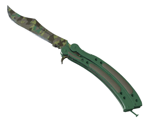 ★ StatTrak™ Butterfly Knife | Boreal Forest (Well-Worn)
