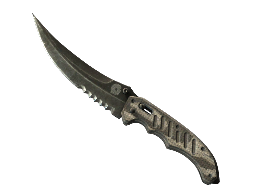★ StatTrak™ Flip Knife | Black Laminate (Battle-Scarred)