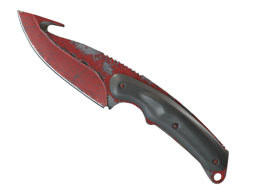 ★ StatTrak™ Gut Knife | Crimson Web (Well-Worn)