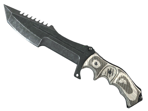 ★ StatTrak™ Huntsman Knife | Black Laminate (Factory New)