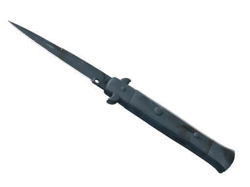 ★ Stiletto Knife | Night Stripe (Well-Worn)