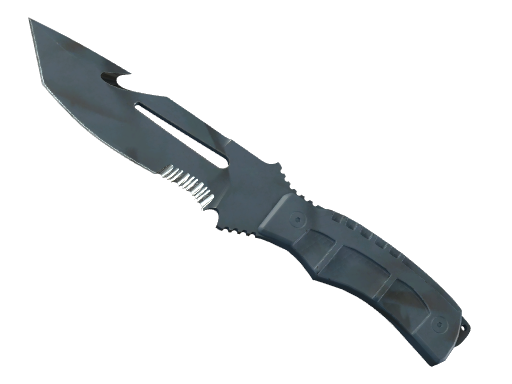 ★ Survival Knife | Night Stripe (Well-Worn)