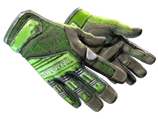 ★ Specialist Gloves | Emerald Web (Battle-Scarred)