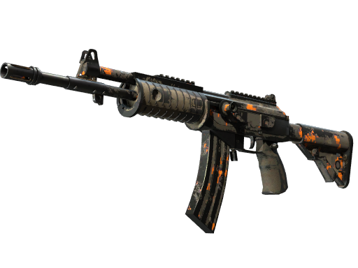 Galil AR | Orange DDPAT (Battle-Scarred)