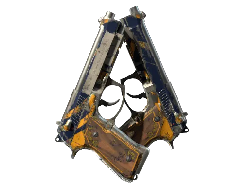 Dual Berettas | Marina (Battle-Scarred)