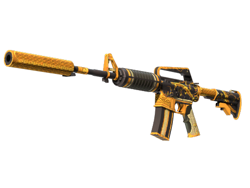 M4A1-S | Golden Coil (Minimal Wear)