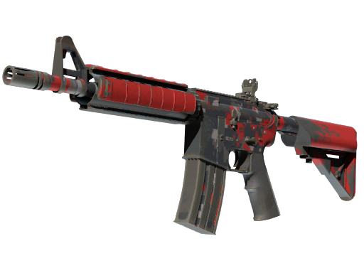 M4A4 | Red DDPAT (Well-Worn)