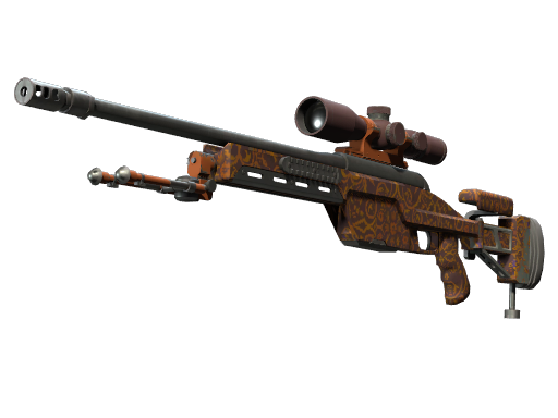 SSG 08 | Orange Filigree (Factory New)