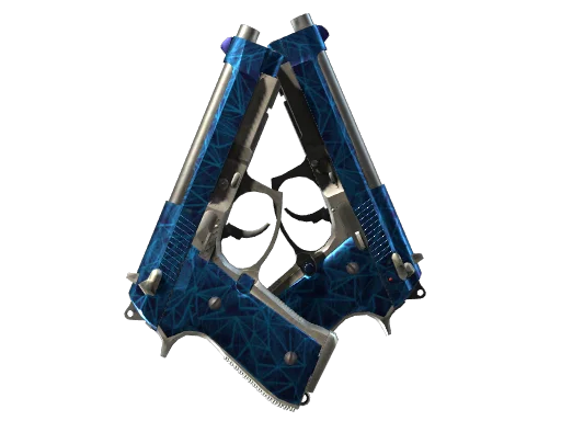 Souvenir Dual Berettas | Cobalt Quartz (Factory New)