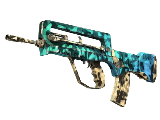 Souvenir FAMAS | Waters of Nephthys (Battle-Scarred)