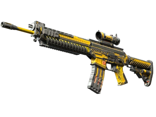Souvenir SG 553 | Hazard Pay (Battle-Scarred)