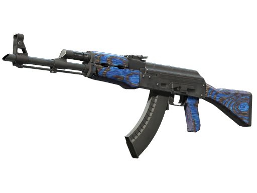 StatTrak™ AK-47 | Blue Laminate (Well-Worn)