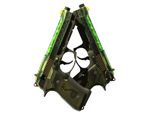 StatTrak™ Dual Berettas | Cobra Strike (Factory New)