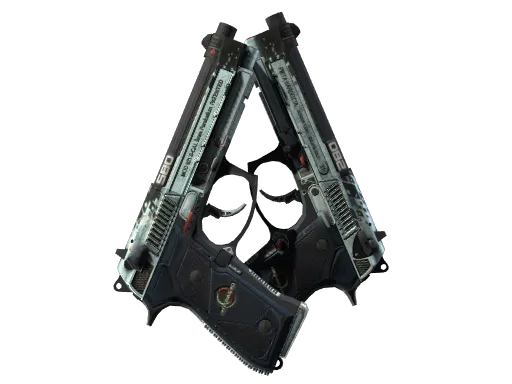 StatTrak™ Dual Berettas | Dezastre (Battle-Scarred)