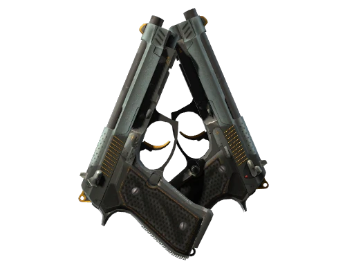 StatTrak™ Dual Berettas | Ventilators (Field-Tested)