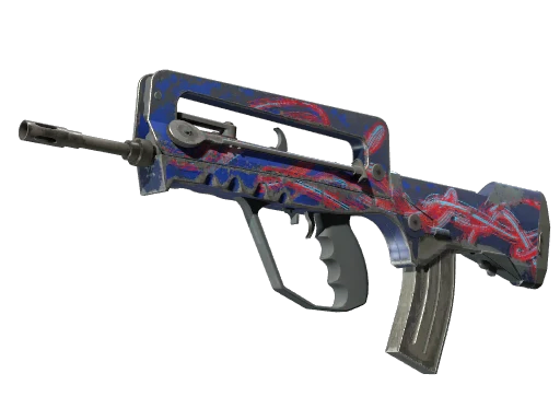 StatTrak™ FAMAS | Afterimage (Well-Worn)