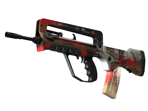 StatTrak™ FAMAS | Roll Cage (Minimal Wear)