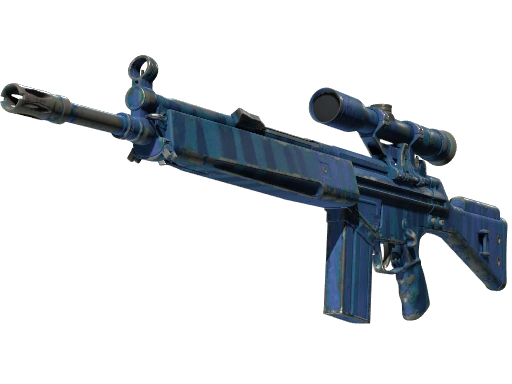 StatTrak™ G3SG1 | Azure Zebra (Field-Tested)