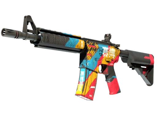 StatTrak™ M4A4 | Cyber Security (Well-Worn)
