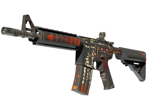 StatTrak™ M4A4 | Hellfire (Battle-Scarred)