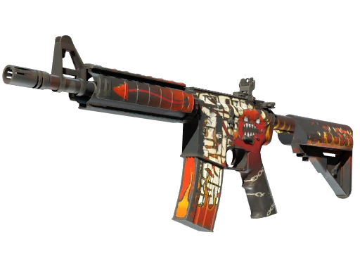 StatTrak™ M4A4 | Hellfire (Field-Tested)