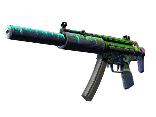 StatTrak™ MP5-SD | Phosphor (Battle-Scarred)