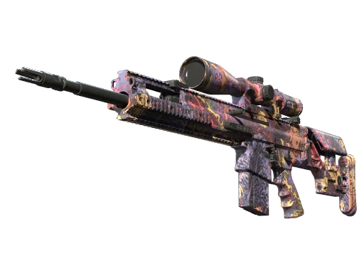 StatTrak™ SCAR-20 | Poultrygeist (Minimal Wear)