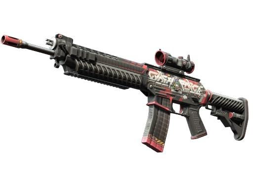 StatTrak™ SG 553 | Cyberforce (Minimal Wear)