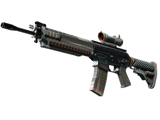 StatTrak™ SG 553 | Phantom (Battle-Scarred)