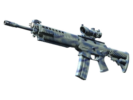 StatTrak™ SG 553 | Wave Spray (Factory New)