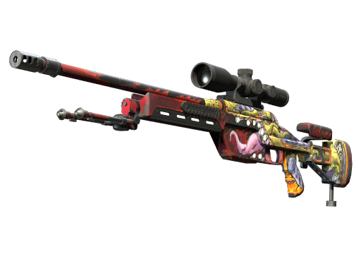 StatTrak™ SSG 08 | Bloodshot (Well-Worn)