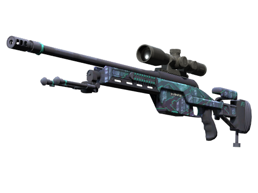 StatTrak™ SSG 08 | Mainframe 001 (Minimal Wear)