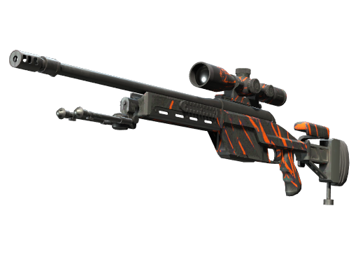 StatTrak™ SSG 08 | Slashed (Well-Worn)