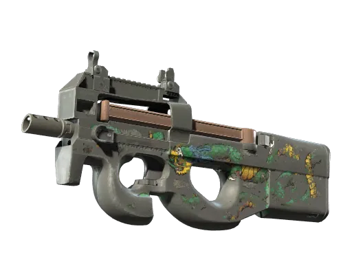 P90 | Emerald Dragon (Battle-Scarred)